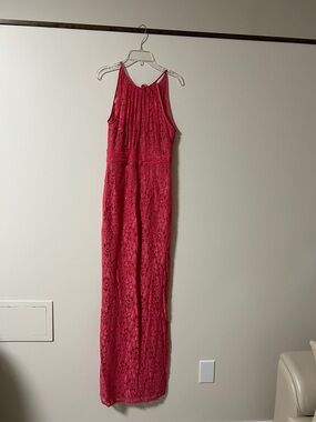 Adrianna Papell long lace dress